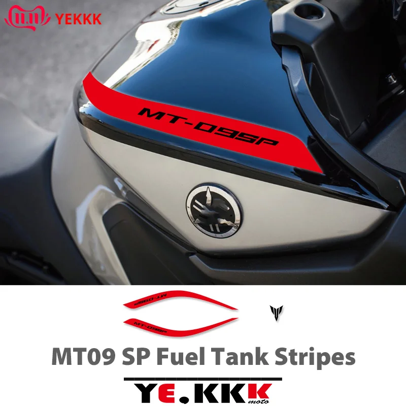 

For MT-09SP MT 09 SP 16-21 Reflective Red MT09SP Fuel Tank Reflective Sticker Decal