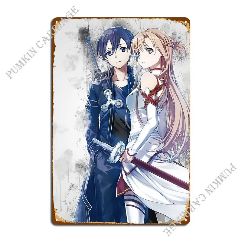 

Меч Искусство металлический знак создание стены Декор вывеска для гаража жестяной знак плакат