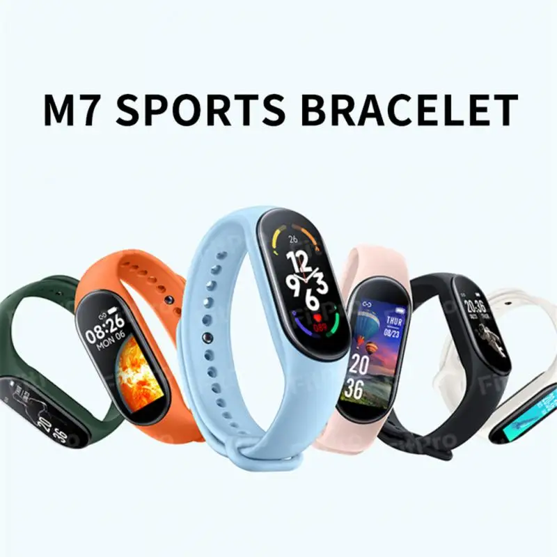 

New M7 Smart Watch Men Smartwatch For Xiaomi Heart Rate Blood Pressure Blood Oxygen Watch For Men Waterproof Smart Watch Women