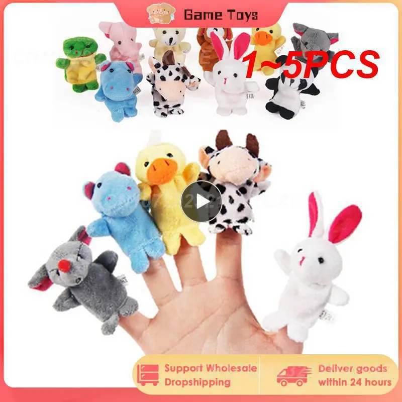 

1-5 шт., плюшевые куклы на палец