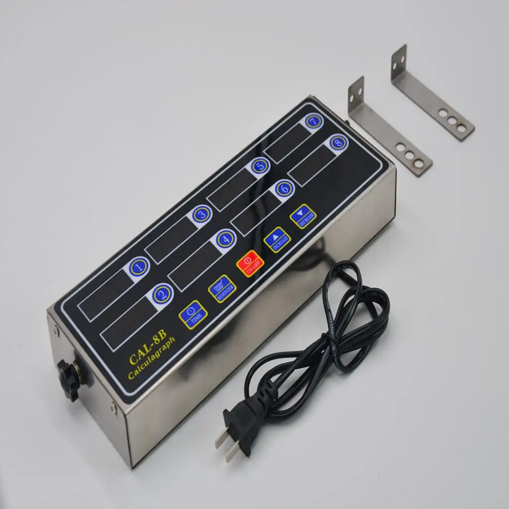 

Портативный 8-канальный цифровой будильник для приготовления пищи