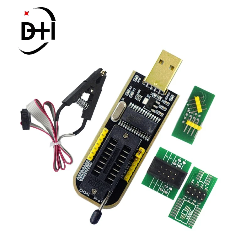 USB-программатор CH341A CH341 24 25 серия EEPROM, модуль программатора ...
