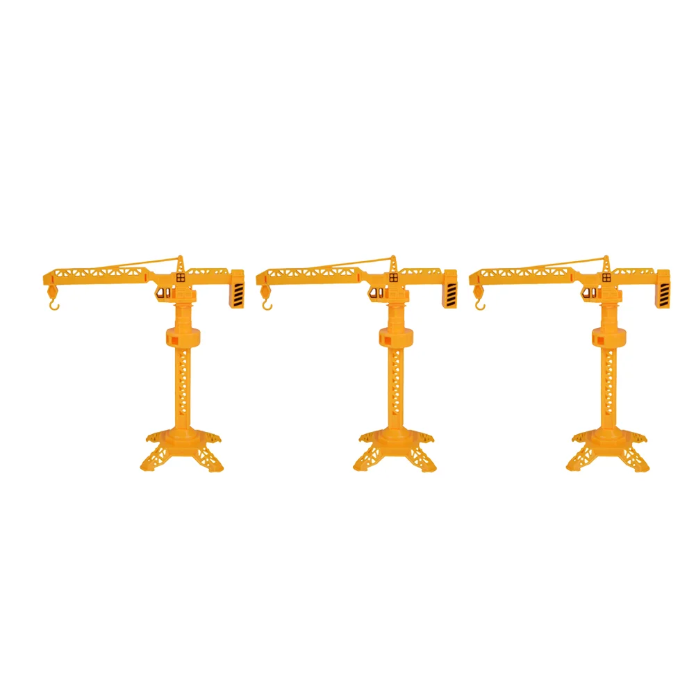 

Construction Crane Model Toy Party Engineering Birthday Supplies Mini Tower Slewing Miniature Kids Toys Vehicle Rotate Plastic