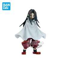 bandai original shaman king anime figure asakura hao action figure toys for boys girls kids gifts collectible model ornaments