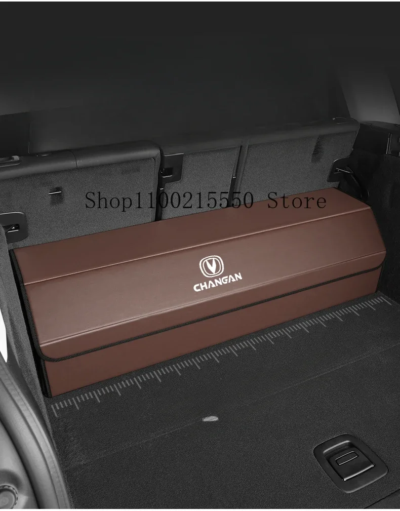 Кожаный Органайзер для багажника автомобиля коробка большой емкости хранения