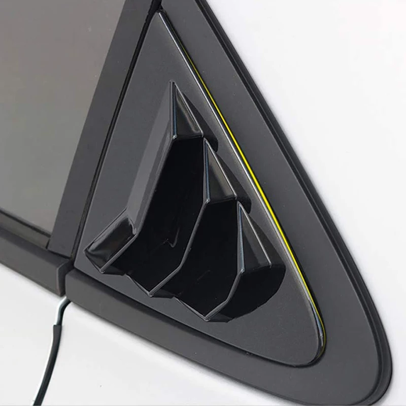 Rear Side Vent Quarter Window Louver Cover Sticker for Toyota Corolla Altis Sedan Accessories 2020 2021 2022 Rear Side Vent Quarter Window Louver Cover Sticker for Toyota Corolla Altis Sedan Accessories 2020 2021 2022