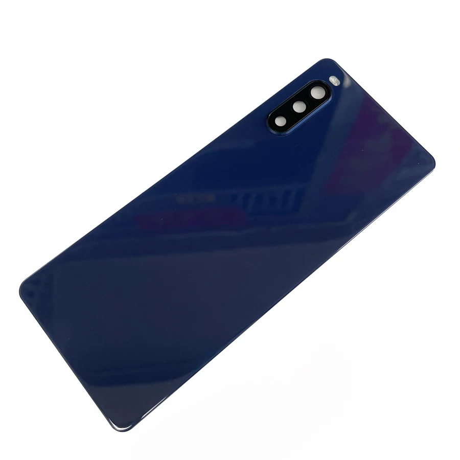 Заднее стекло для Sony Xperia 10 II XQ-AU51 AU52 Крышка батарейного отсека задний корпус +
