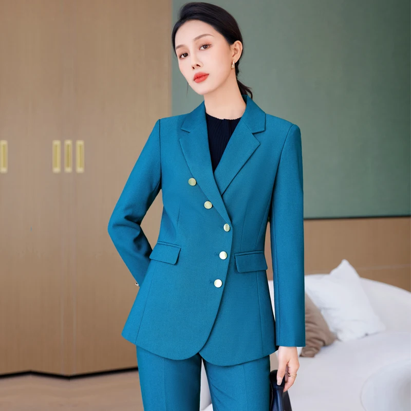 Весна 2023 новинка корейский однобортный женский жакет повседневные брюки