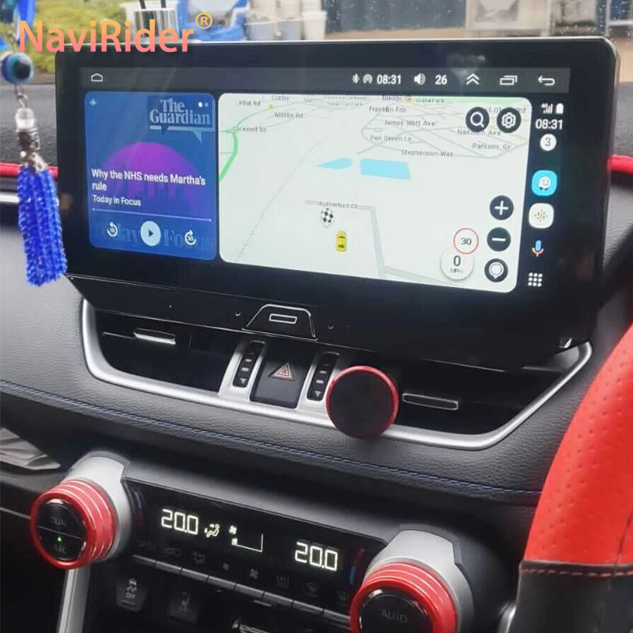 12 3-дюймовый автомобильный радиоприемник с экраном Android 14 для Toyota RAV4 Prime XSE 2021 2022 2020