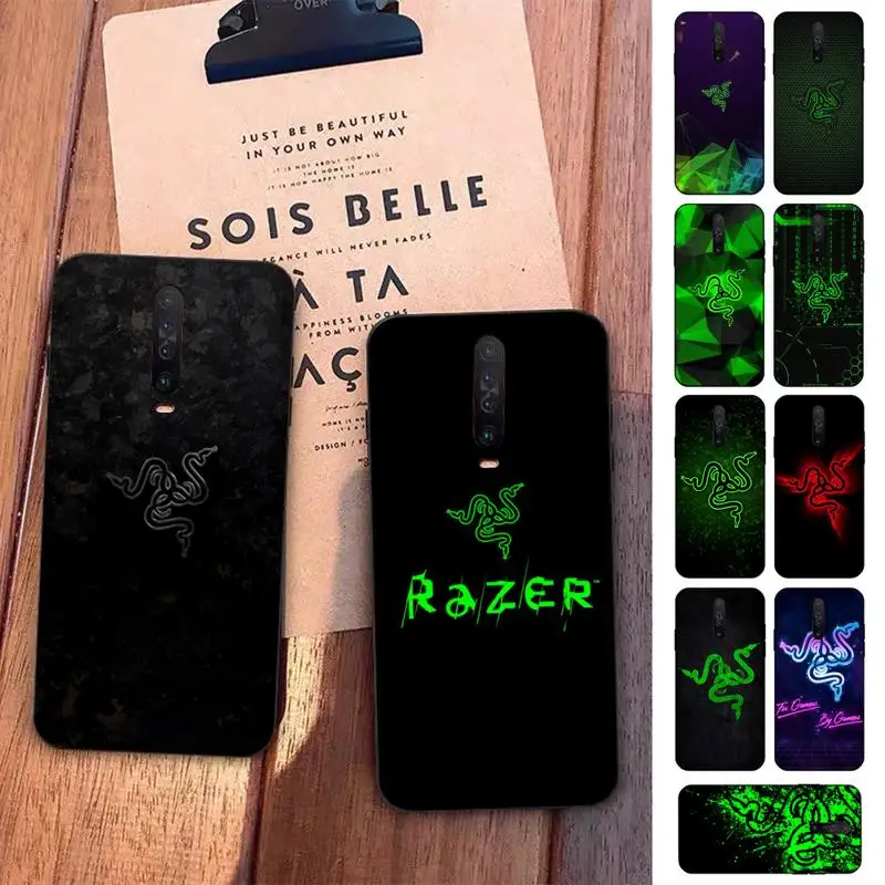 

Yinuoda Razer Snake Phone Case for Redmi 5 6 7 8 9 A 5plus K20 4X S2 GO 6 K30 pro