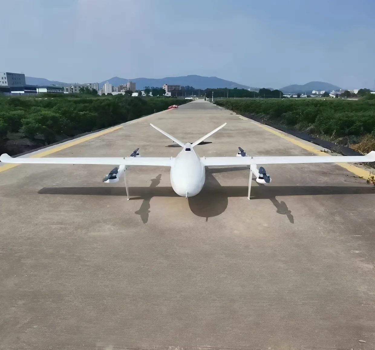 Фото Индивидуальная версия Коммерческий тяжелый подъемник Гибридный VTOL с фиксированным крылом дальнего действия с HD-камерой и GPS №1