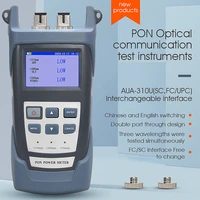 aua 310u handheld pon optical power meter high precision pon network detection pon optical power online test