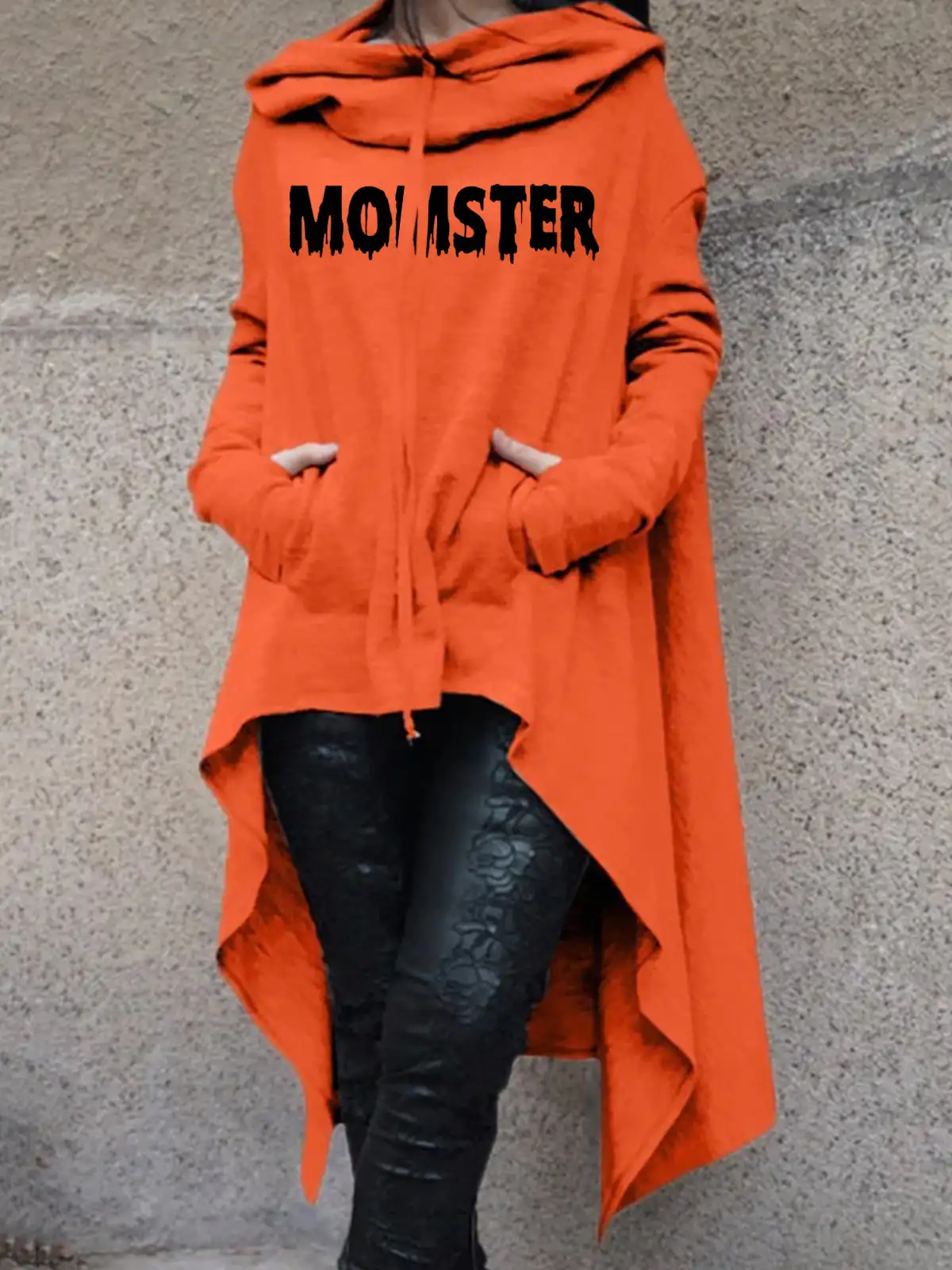 

Monster Hooded Long Sleeve Sweatshirt