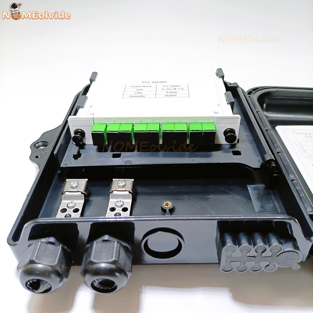 Оптоволоконная распределительная коробка неразрезанный кабельный порт