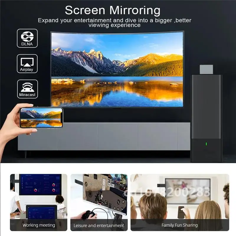 H313 Android 10 TV Stick HDR Set Top OS 4K 1080P WiFi 6 2.4/5.8G Smart Sticks для Google YouTube NETFLIX Сетевой медиаплеер