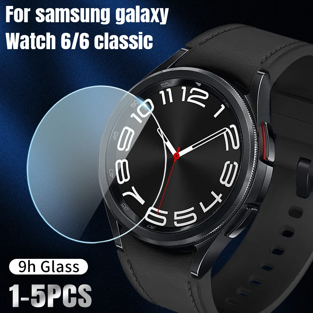 Защитная пленка из закаленного стекла для Samsung Galaxy Watch 6 40 мм 44 42 46 45 устойчивая к