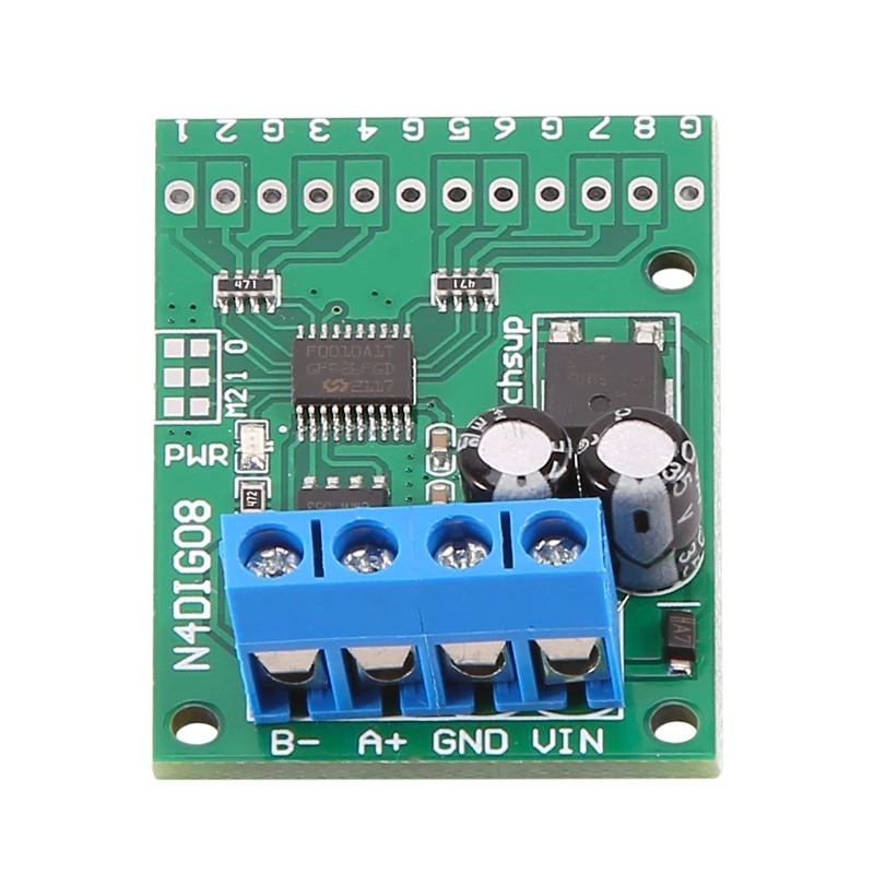 

8Ch Input/Output Digital Switch TTL Lvttl CMOS RS485 IO Control Module Modbus Rtu Board For PLC Relay