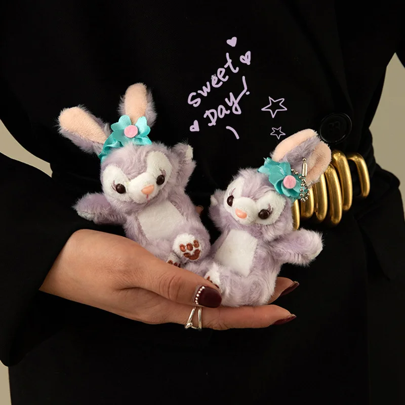 

Симпатичная плюшевая заколка для волос Disney в виде моющегося лица, подарок на день рождения, звезда, декорированная искусственной куклой, пр...