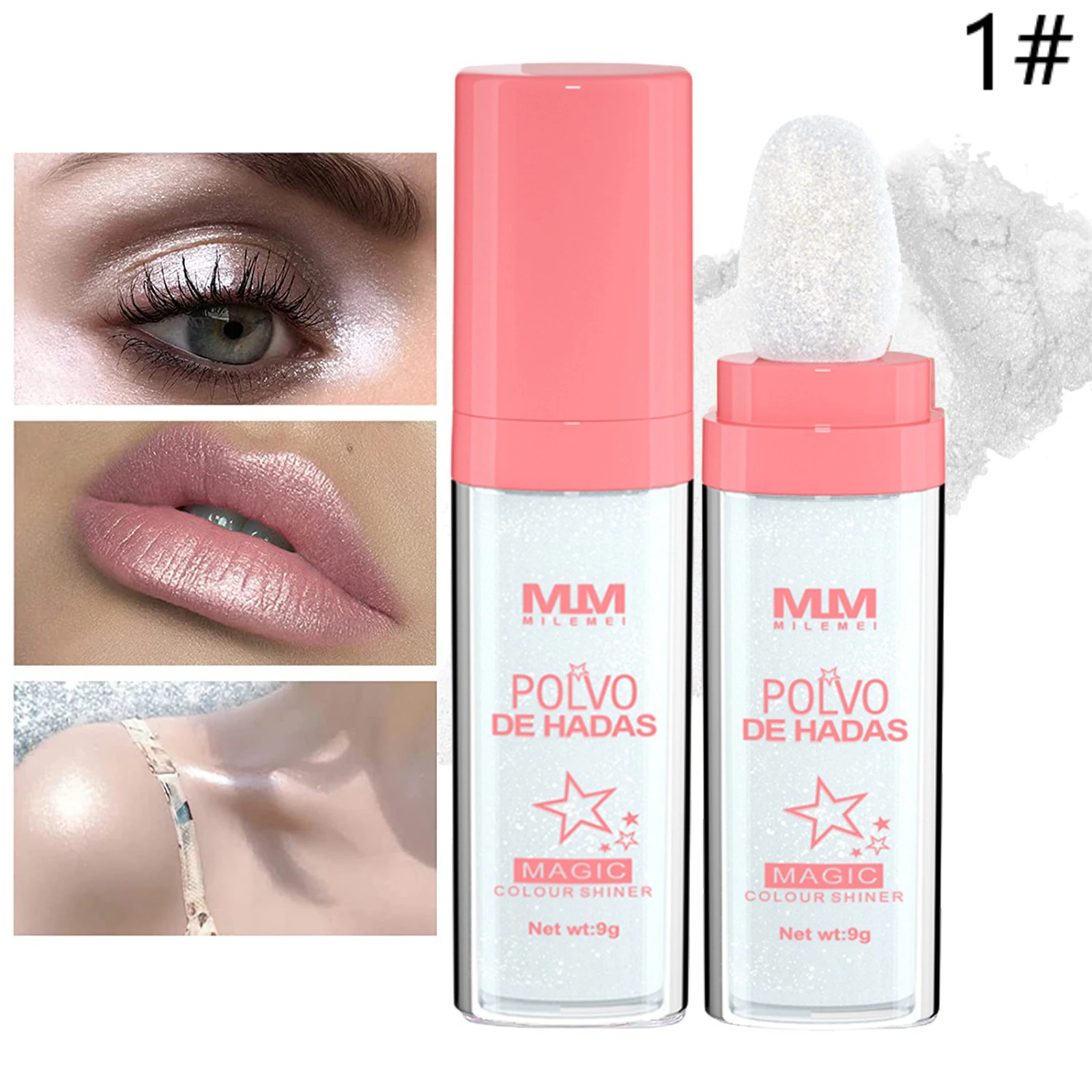 

Fairy Highlighters Patting Powder Makeup Face Contour Glow Long Lasting Shimmer Powder High Light Bronzer Illuminator Cosmetic