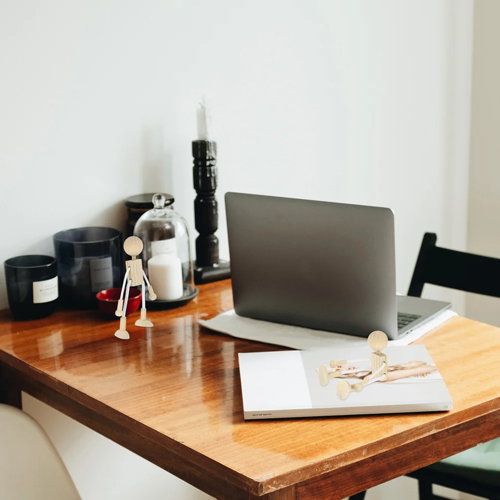 Набор для резьбы по дереву деревянные тела робота фигурки модель регулируемые