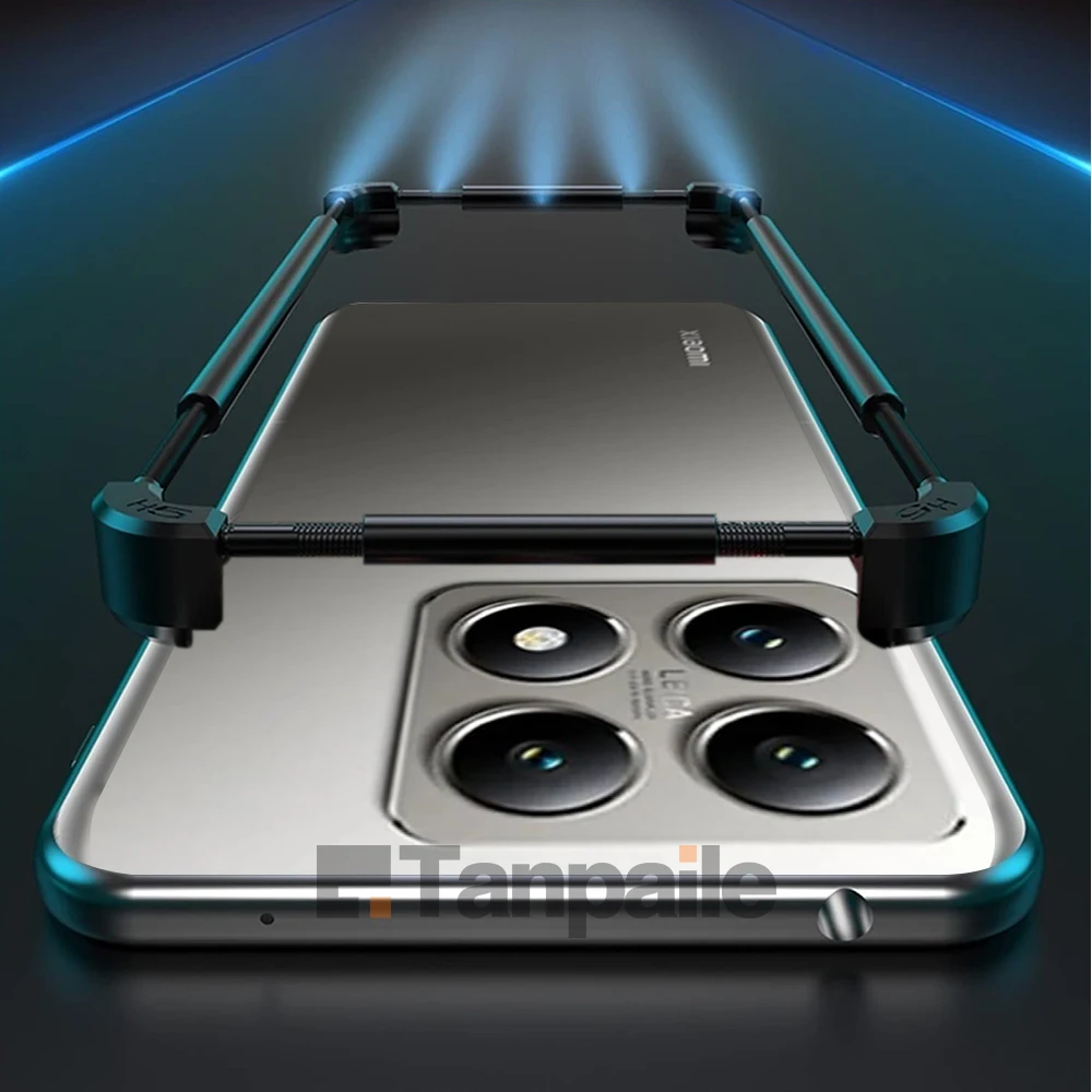 Фото Алюминиевый металлический бампер для Xiaomi 14T Pro 14 Ultra Civi 2 3 4 15 Mix 4 2S, противоударный чехол с замком №4