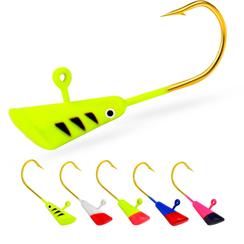 

Soft Worm Jig Hook New Seawater Corrosion Resistant Lead Hook 5 Pcs A Pack Worm Fishing Hook Lure Texas Rigs Accessories Hameçon