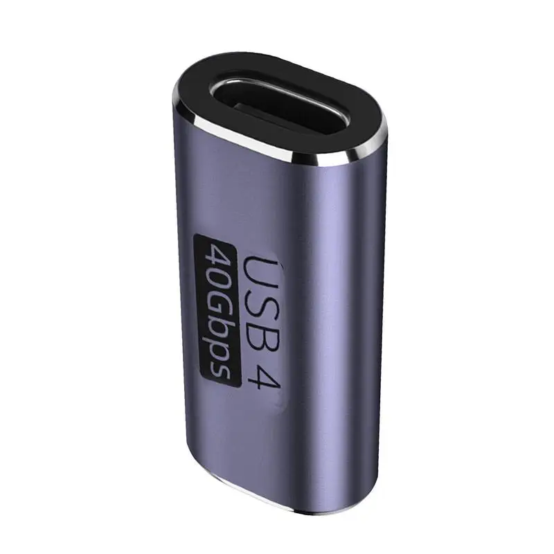 

100 Вт USB C Адаптеры USB адаптер с 100 Вт Быстрая зарядка Высокоскоростной 40 Гбит/с передача данных Портативный адаптер с USB из алюминиевого сплав...