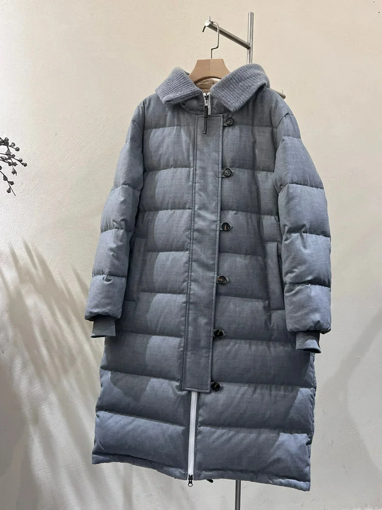 Зимняя длинная куртка 2024 гусиный пух для женщин высококачественные роскошные