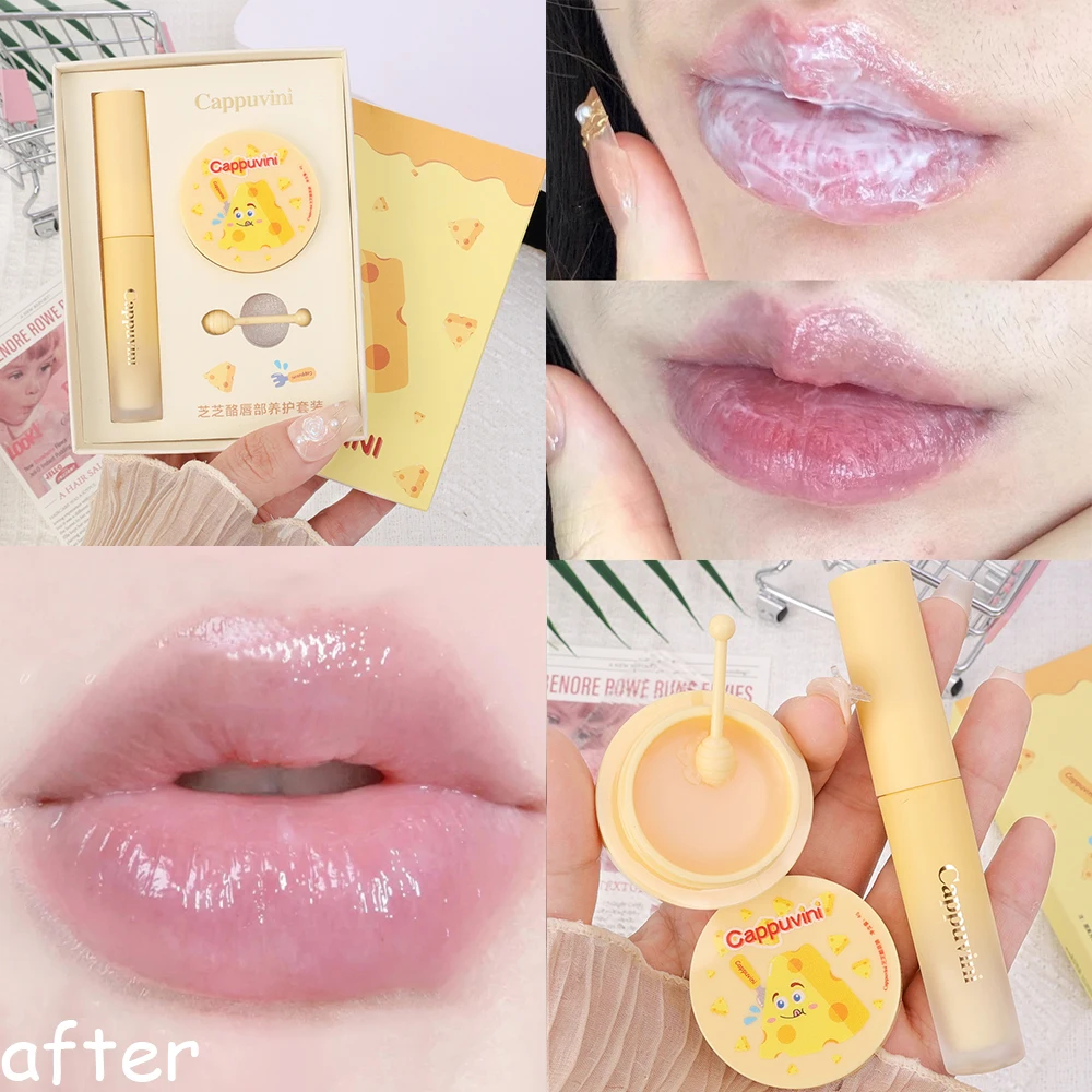 Стойкий увлажняющий бальзам для губ питает губы уменьшает линию анти-сушка