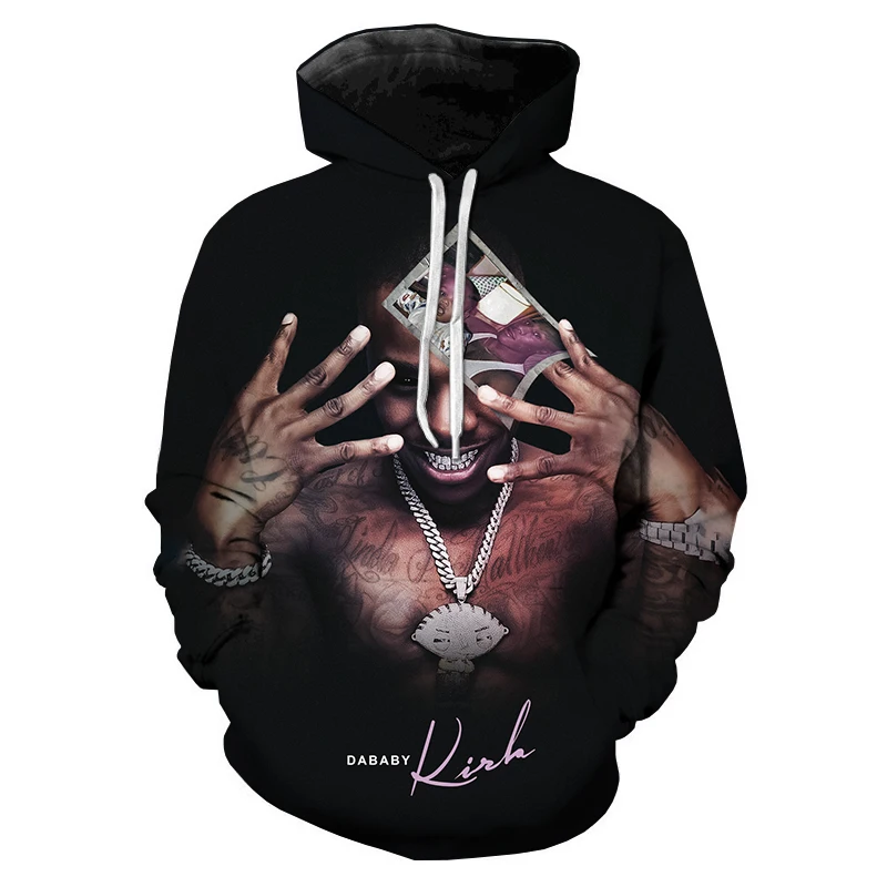 Newest Hot Rapper Dababy 3d Printed Hoodies Sweatshirts Men/Women Dababy Cool Fashion Casual Adult Pullovers Oversized Hoodies images - 6
