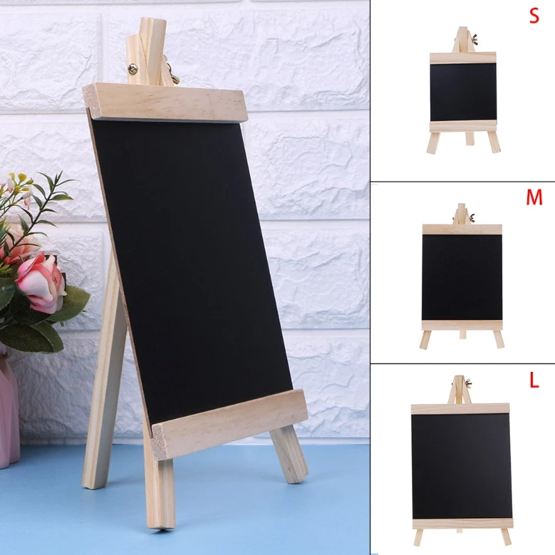 

Desktop Message Blackboard Easel Chalkboard Kids Writing Boards Collapsible