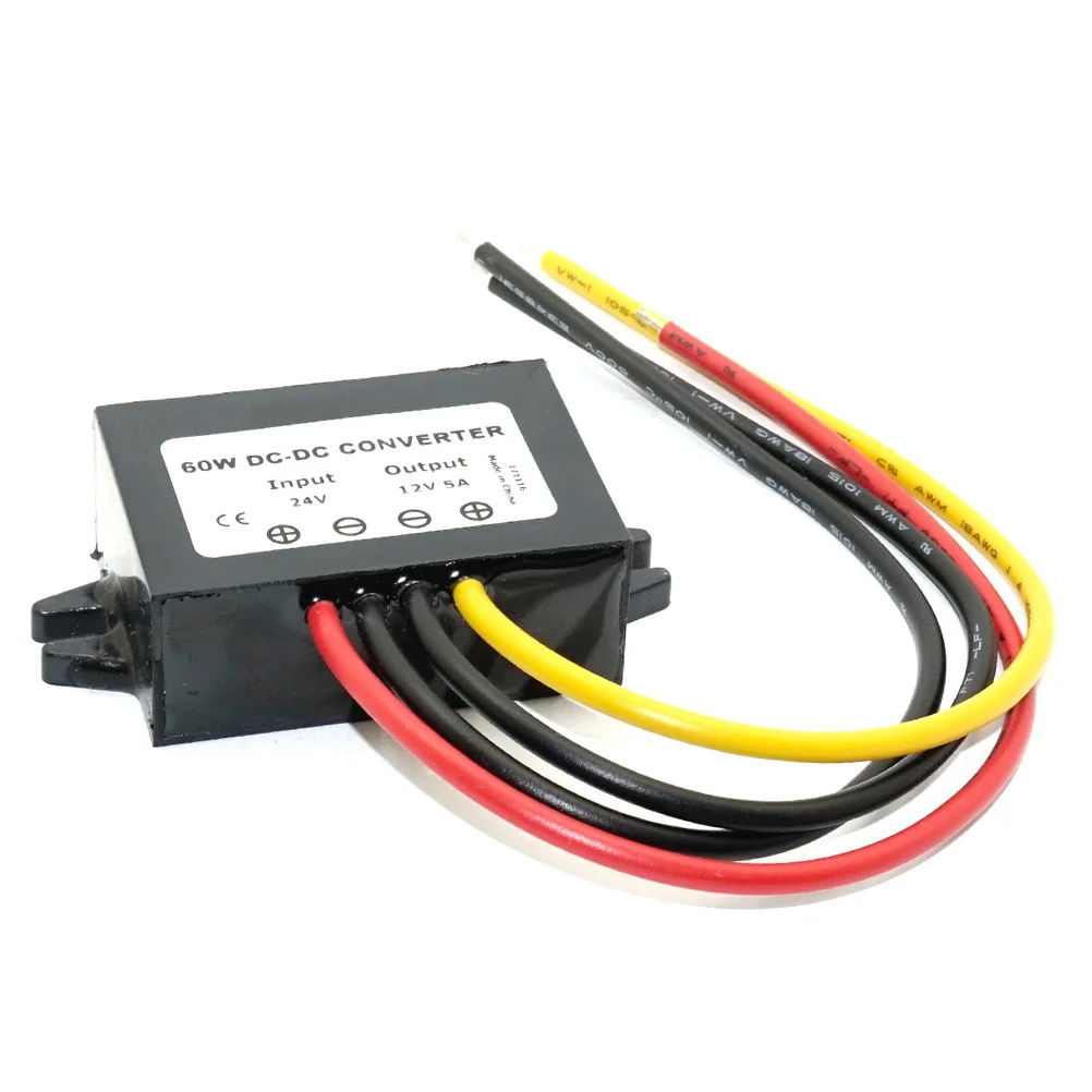 

Car Converter Power Dc Voltage Inverter 12V Supplybattery Volt Stabilizer Buck 18V 36V