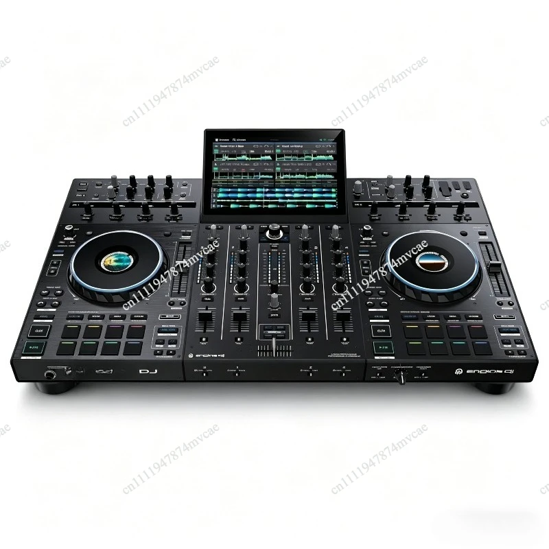 Фото Автономный DJ-контроллер-микшер на 4 дека с сенсорным экраном, сэмплером, эффектами и поддержкой Beatport Link для стриминга №4