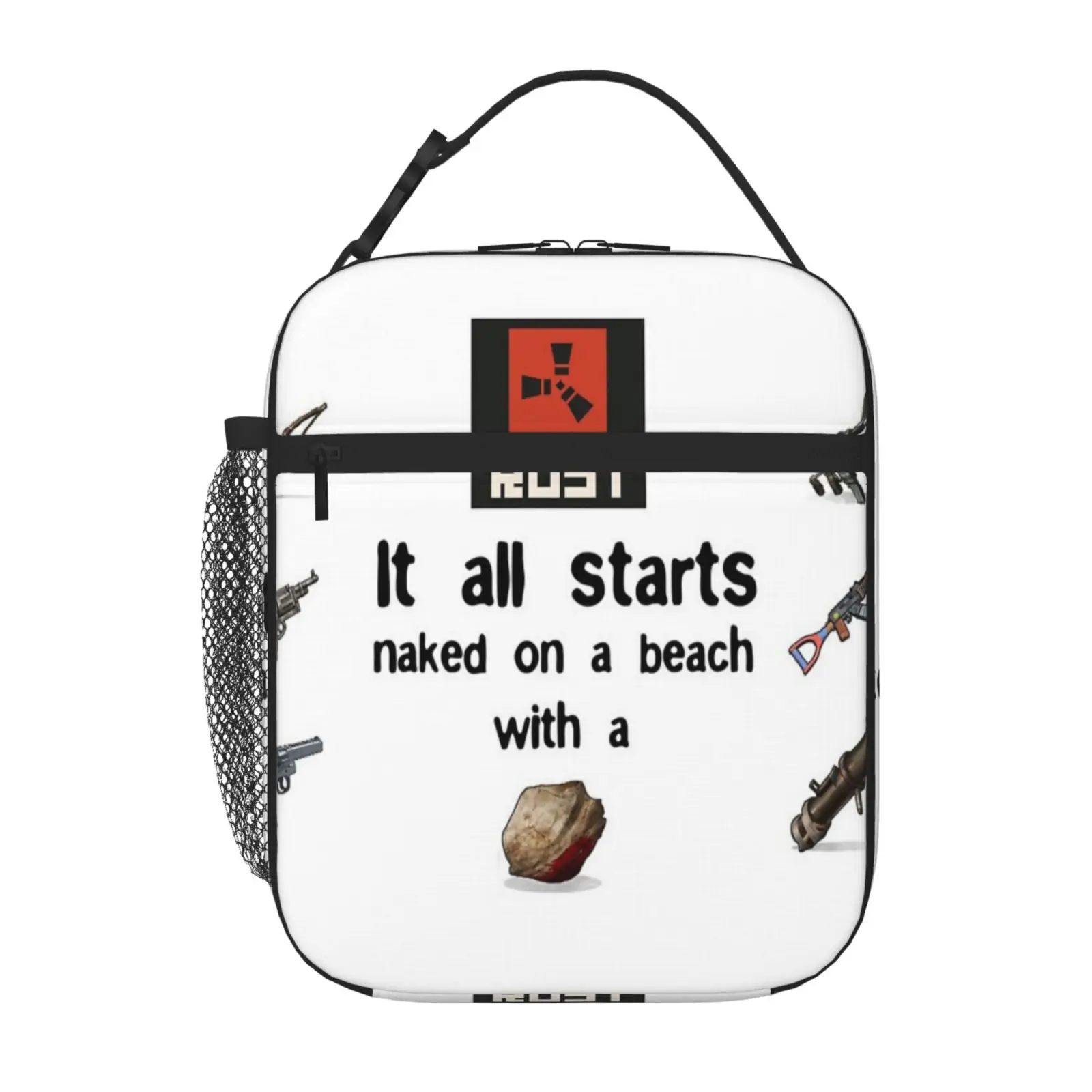 

Rust Naked On A Beach Lunch Bags Bags Kawaii Lunch Bag Thermal Lunch Box Thermal Bags