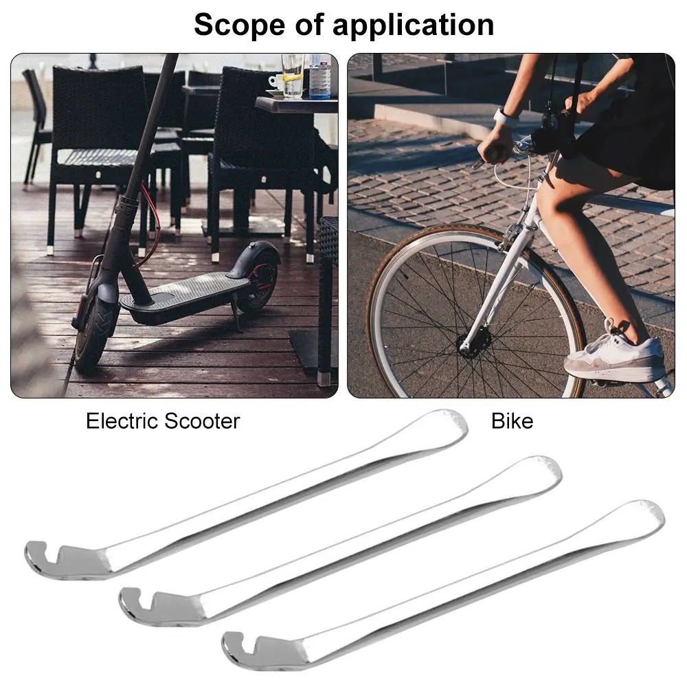 

3 Pcs Durable Bicycle Parts Crowbar Electric Scooter Replacements Tool Repair Tool Tire Change Accessories Tyre Levers