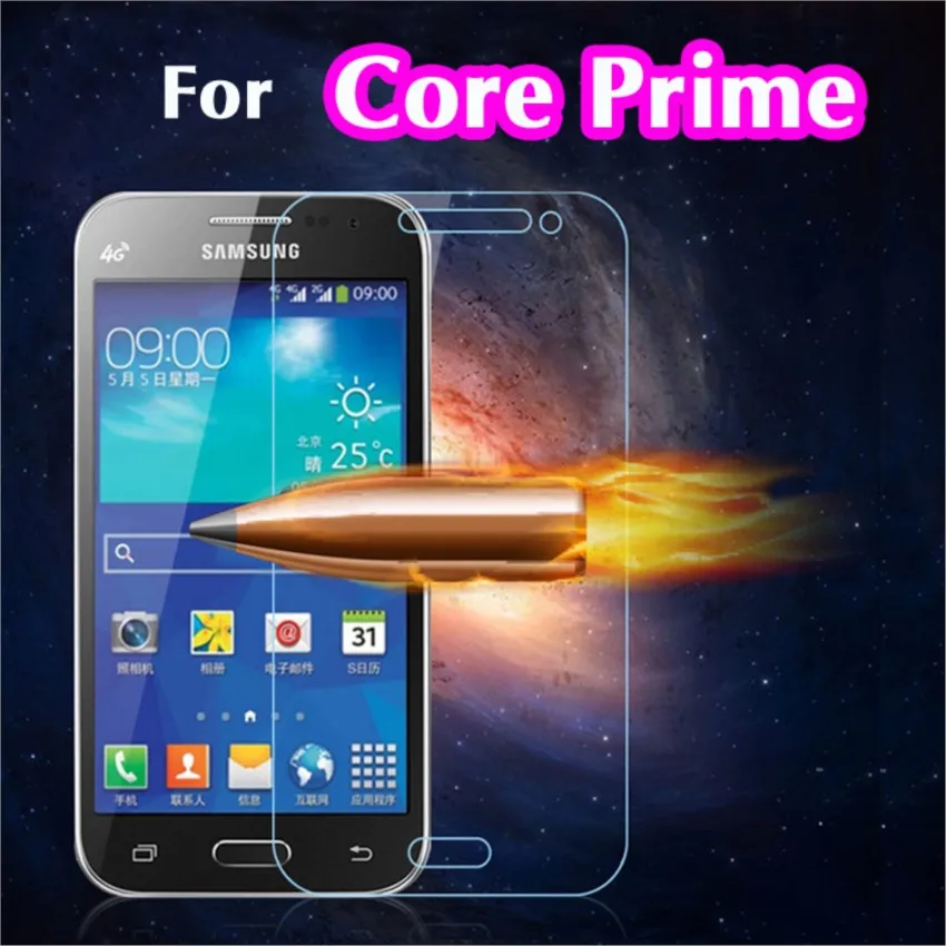 Защита для samsung galaxy core prime g360 g360f g360h 0 3 мм прозрачное HD закаленное стекло защитная