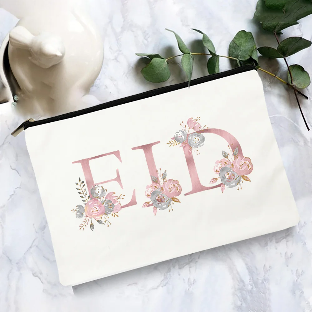 Женские косметички с буквами алфавита на молнии бусинами сумки для макияжа