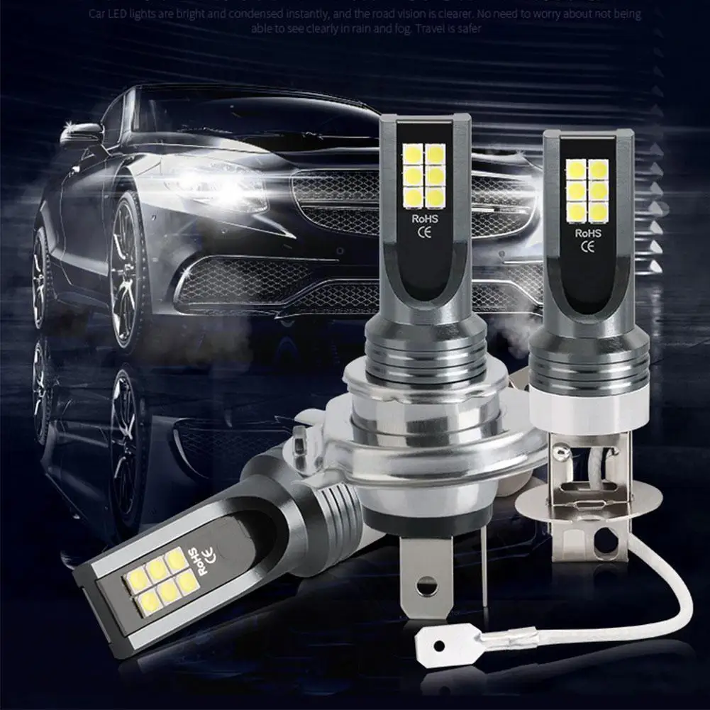 

H4 H7 LED CAR Fog Lamp High Low Beam 20W Automotive Car Front 2000LM Auto Light Headlight LED Lights 12V Bulbs Kit Accessor M8F9