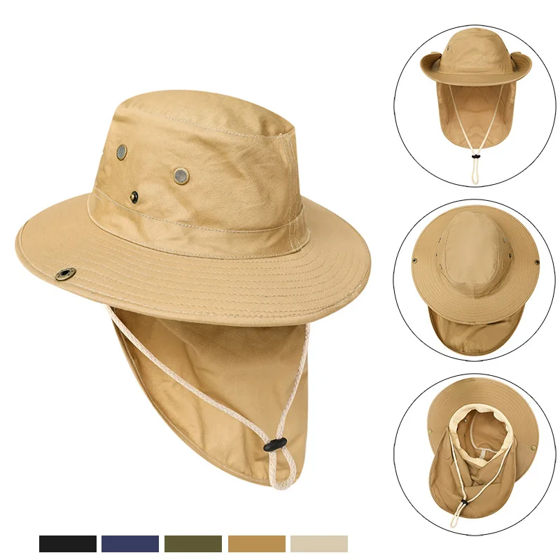 2021 New Men Daiwa Fishing Hat Outdoor Fishing Cap Uv Protection Adjustable Breathable Sunshade Solid Casual Thermal Fishing Hat
