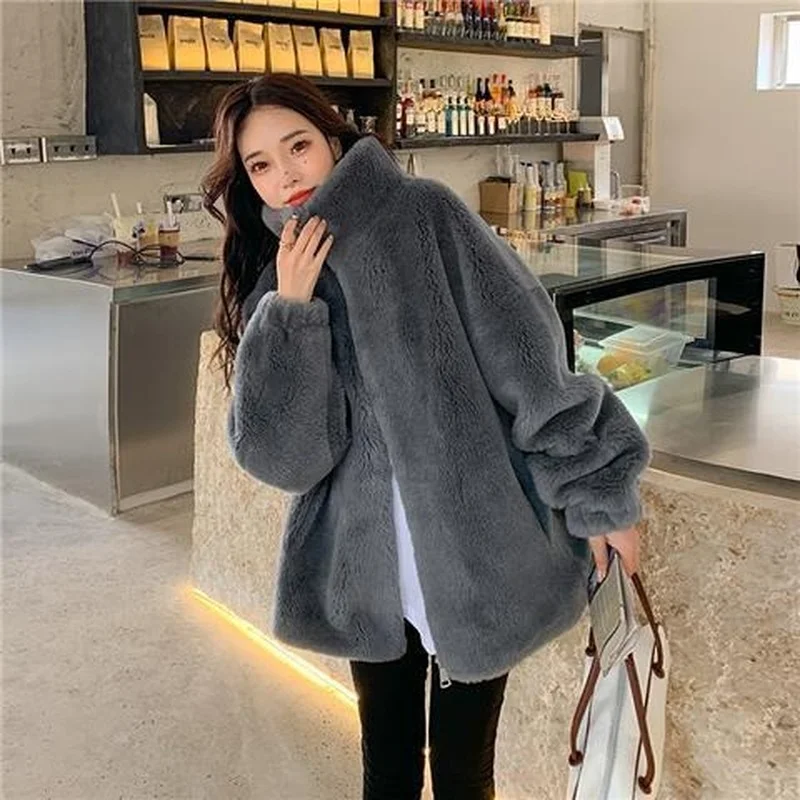 Real Fur Coat High Quality 2022 New Sheep Shearling Women Winter Jackets Wool Casual Coats Korean Style Jaqueta Feminina E715