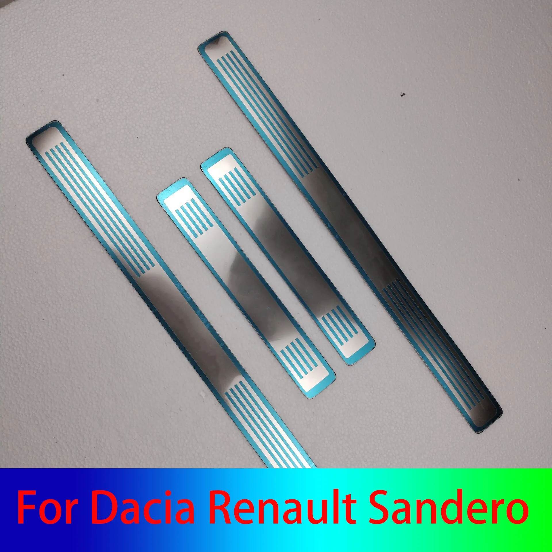 

Высококачественная ультратонкая Защитная Накладка порога из нержавеющей стали, приветственная педаль, автомобильные аксессуары для Dacia ...