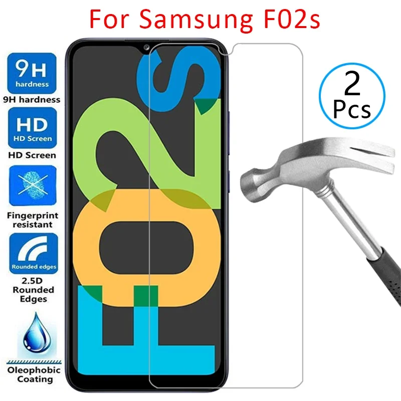 Чехол для samsung f02s защита экрана закаленное стекло на galaxy f 02 s f02 защитный чехол