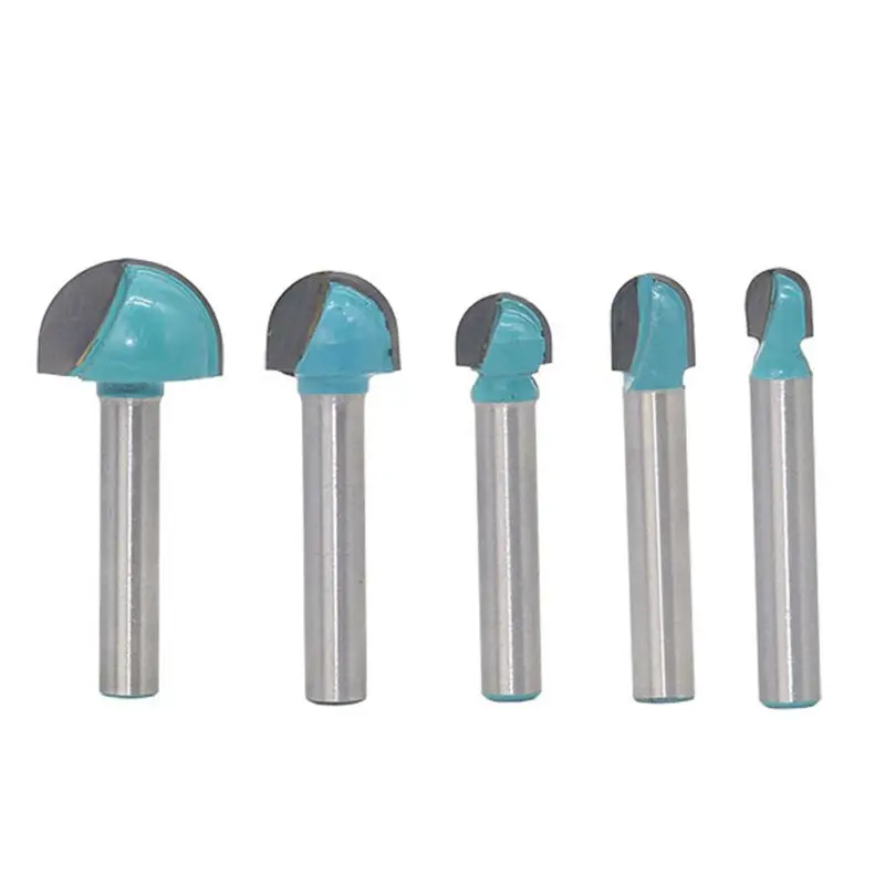 

6MM Shank Solid Carbide Round Nose Bits Round Nose Cove Core Box Router Bit Shak