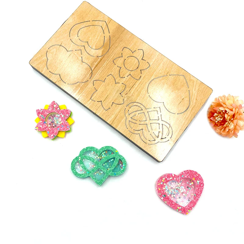 BY30 Игрушка для встряхивания рук в форме сердца цветок китайский узел матрица