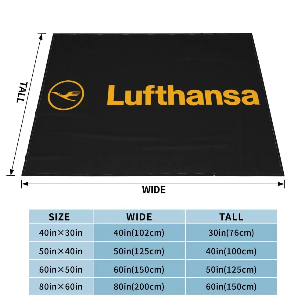 Одеяла Lufthansa супермягкое тепловое покрывало для дома и улицы гостиной спальни
