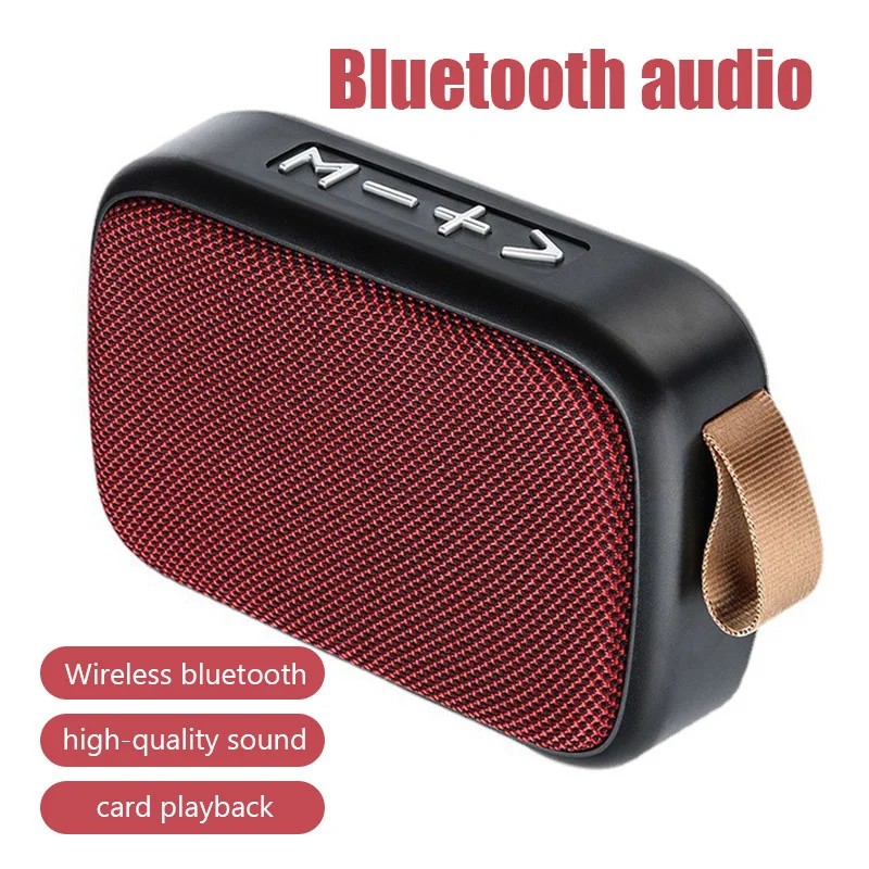 

Mini fabric Bluetooth speaker, portable speaker, long battery, wireless, high fidelity audio, 5.0 sound quality, with USB Best