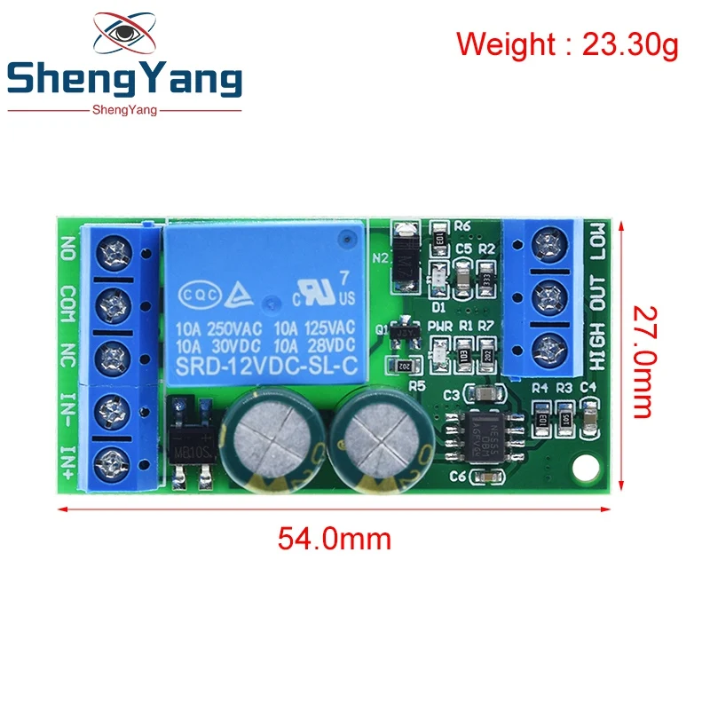 12V Water Level Automatic Controller Liquid Sensor Switch Solenoid valve Motor Pump automatic control Relay Board - купить по