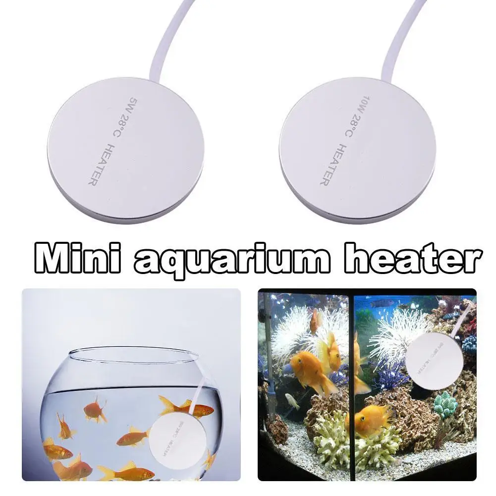 

Aquarium Mini Heating Rod Fish Tank Automatic Constant Temperature Heater USB Charging Winter Fish Tank Accessories Tools 5W/10W