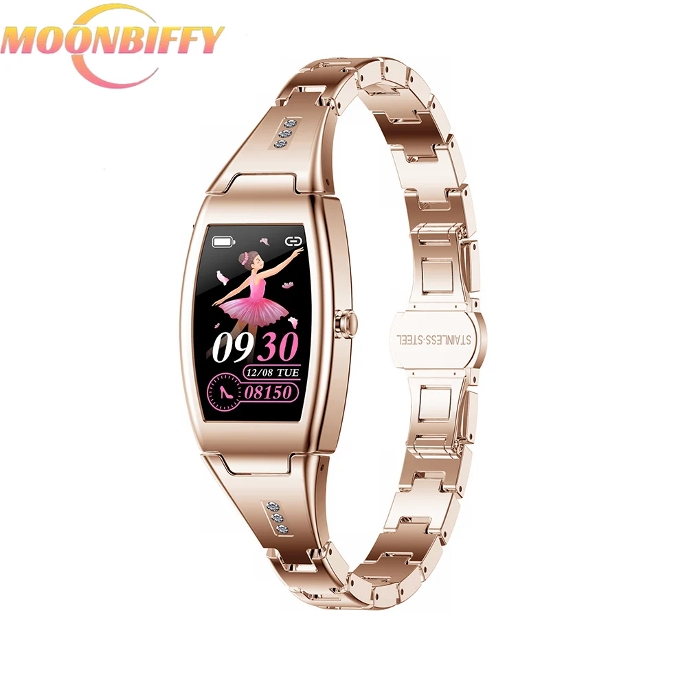 

2022 New Mk26 Smart Watch for Women Heart Rate Blood Pressure Blood Oxygen Sleep Monitoring Female Physiological Cycle
