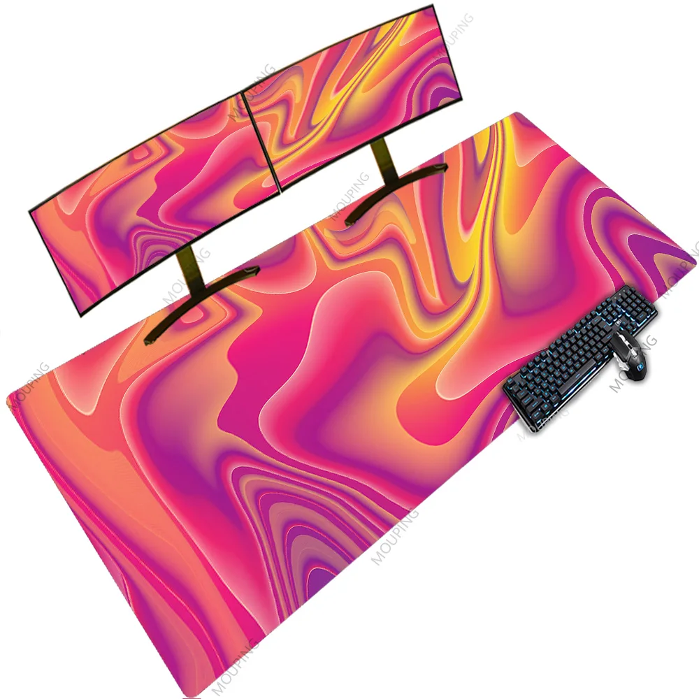 

Gaming Laptop Gaming Desk Decor Mousepad Oversized Bottom Liquid Large Desktop Stand Mice Mat Art Rgb Audiophile Deskpad Xxxxl